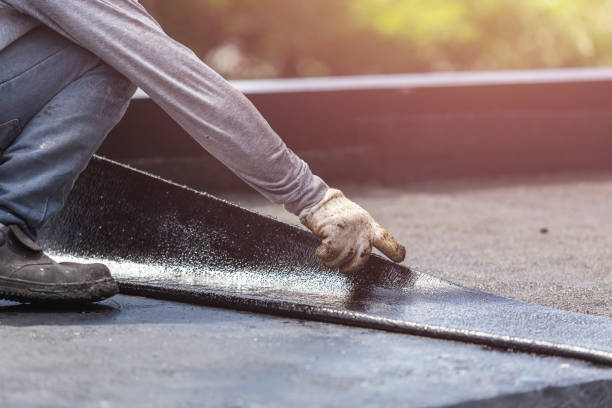 Professional Basement Waterproofing technician working in Riverside, NJ